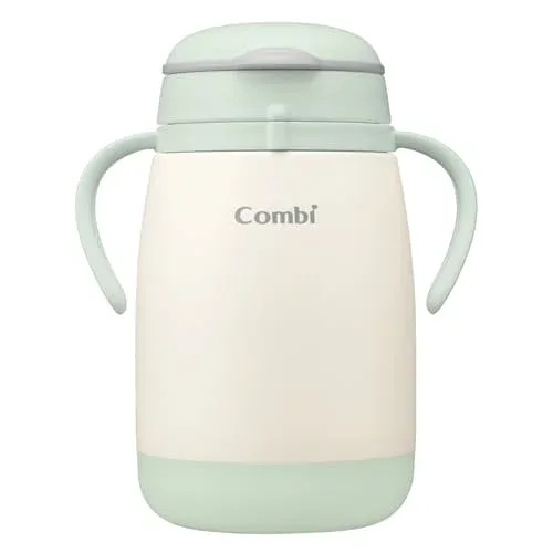 コンビ 【ラクマグから遂に保冷タイプが登場】 保冷 ラクマグ ステンレス グリーン 370ml 魔法びん構造で冷たさキープ 漏れないスト 送料無料