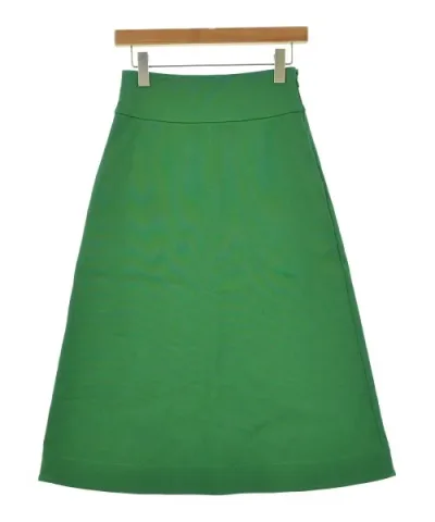 JIL SANDER ジルサンダーひざ丈スカート レディース 34(XXS位) 緑【中古】【古着】