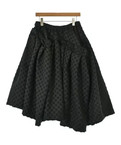 COMME des GARCONS コムデギャルソンロング・マキシ丈スカート レディース -(M位) 黒(ドット)【中古】【古着】