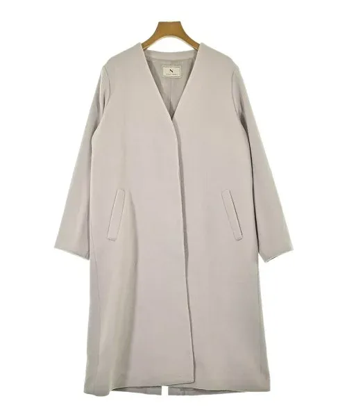 N. Natural Beauty Basic エヌナチュラルビューティーベーシックチェスターコート レディース M グレー(ピンクがかっています)【中古】【古着】
