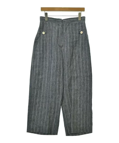 Max Mara マックスマーラパンツ(その他) レディース 42(M位) 紺x白(ストライプ)【中古】【古着】