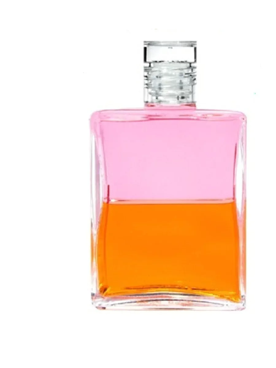 オーラソーマ ボトル 76番 信頼 イクイリブリアムボトル(ピンク/ゴールド)(50ml)レインボーカラーズ aura-soma