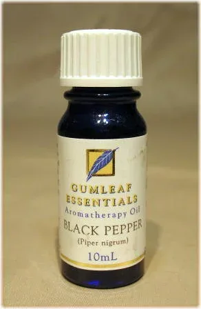 アロマオイル【送料無料】 オーストラリア 直輸入【ガムリーフ】 ブラックペッパー Black Pepper