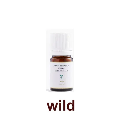 ローズ・オットー 5ml 野生(ワイルド)精油 アロマフランス フランスの自然豊かな蒸留所から直輸入されたアロマの本場フランスでも評判の良い精油