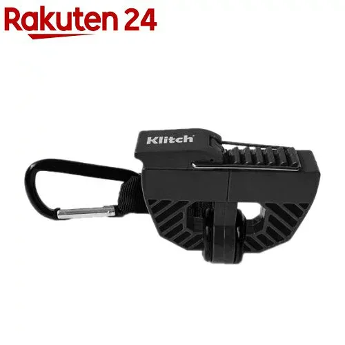クリッチ Klitch シューズクリップ カラビナ付 KLITCH SPORTS ブラック KLSPT BK(1個)【Klitch】