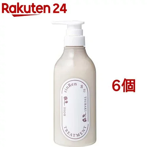 凜恋 レメディアル トリートメント ローズ&ツバキ(480ml*6個セット)【凜恋】