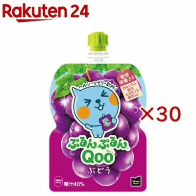ミニッツメイド ぷるんぷるんクー ぶどう パウチ(6個入×5セット(1個125g))【ミニッツメイド】