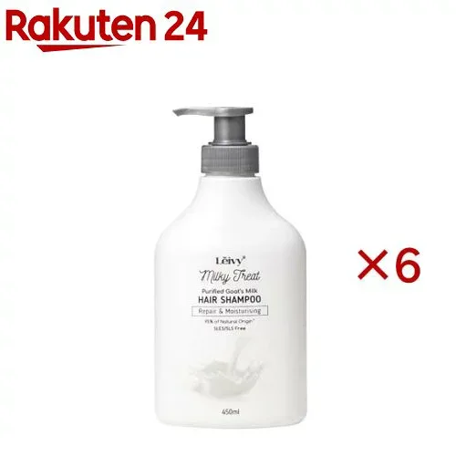レイヴィー ミルキートリート ヘアシャンプー(450ml×6セット)【レイヴィー】