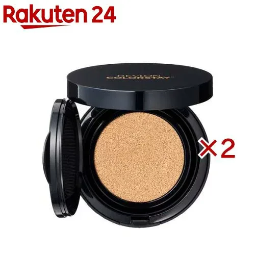 レブロン カラーステイ ロングウェア UV クッション ファンデーション 004 アイボリー(12.5g×2セット)【レブロン(REVLON)】