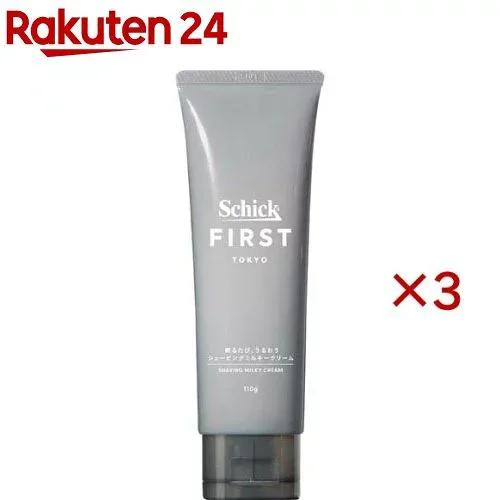 シックファースト シェービング ミルキークリーム(110g×3セット)【Schick(シック)】