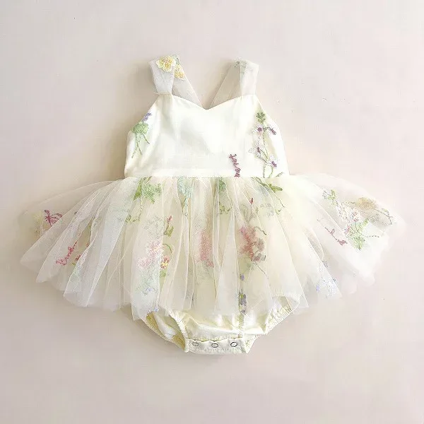 春秋新作 韓国風子供服 ベビー服 ドレス ロンパース 66-90cm 4色