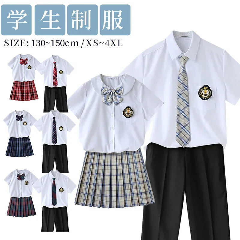送料無料 卒業式 入学式 スーツ 学生服 中学生 制服 受験 4点セット 女の子 男の子 制服 学生服 女子高生 女子制服 スクールシャツ 女子 半袖 キッズ 短袖シャツ フォーマル カジュアル 小学生 中学生 高校生 大きいサイズ 七五三 卒園式 入園式 卒服