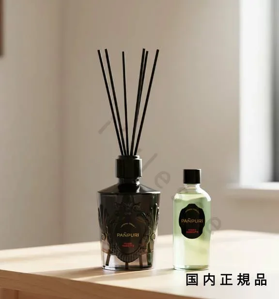 (10時までのご注文当日発送)(休業日除く)国内正規品 パンピューリ(PANPURI)ピオニー アブソリュート ディフューザー〈ピオニー〉 100mL/持続時間:約3カ月(環境により早まることもございます。)/ディフューザー/リード8本入