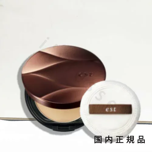(10時までのご注文当日発送)(休業日除く)国内正規品 エスト(est)ブライトニング プレストパウダー パール (ケース パフ付きセット)8.5g/プレストパウダー