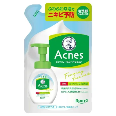 アクネス薬用ふわふわな泡洗顔つめかえ用_140ml