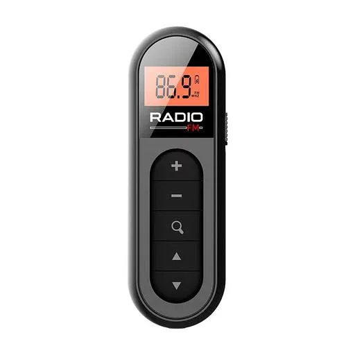 Astravox デジタルポータブル FM ラジオ DSP 高感度 防災 緊急ラジオ 長いバッテリー寿命 + USB-C 充電 |ランニング/アウトドア/緊急救助などに適した充電ケーブルとイヤホンを備えたバックク…