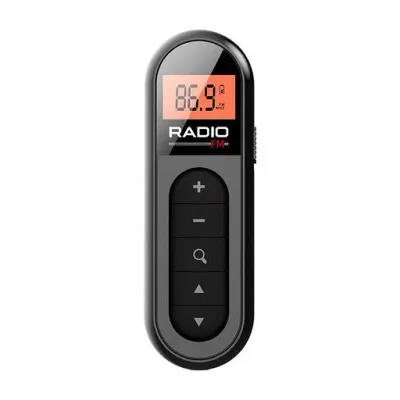 Astravox デジタルポータブル FM ラジオ DSP 高感度 防災 緊急ラジオ 長いバッテリー寿命 + USB-C 充電 |ランニング/アウトドア/緊急救助などに適した充電ケーブルとイヤホンを備えたバックク…