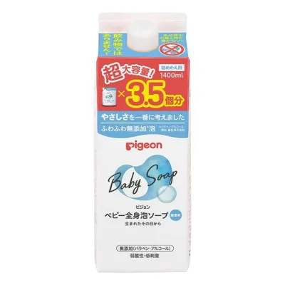 PIGEON ピジョン ベビー全身泡ソープ 詰替用 3.5回分 1400ml