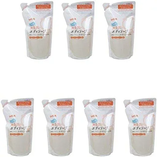 【まとめ買い】シャボン玉 無添加ボディソープ たっぷり泡 つめかえ用 470ml【x7個】