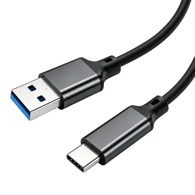 USB-C & USB-A 3.1(Gen2) ケーブル5m Popolier【10Gbpsデータ転送/3A 60W高速充電】USB3.1 Gen2 ケーブル USB-A to USB-C ケーブル 高耐久PVC素材 スマートフォン、タブレット、