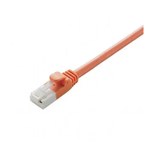 エレコム EU RoHS指令準拠 CAT5E対応 爪折れ防止 LANケーブル 5m/簡易パッケージ仕様(オレンジ) LD-CTT/DR5/RS(代引不可)【メール便配送】【送料無料】
