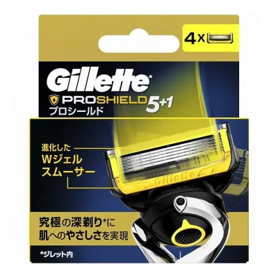 【単品9個セット】 P&G ジレット プロシールド替刃4個入り(代引不可)【送料無料】