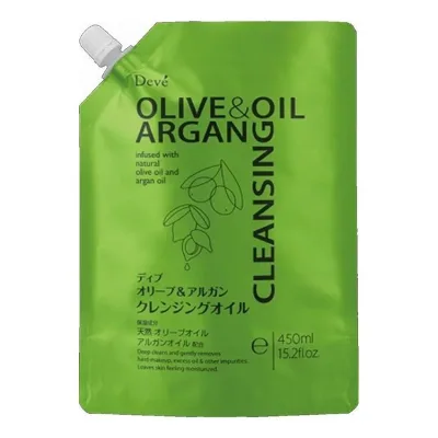 熊野油脂 ディブ オリーブ&アルガン クレンジングオイル 詰替 450ML(代引不可)