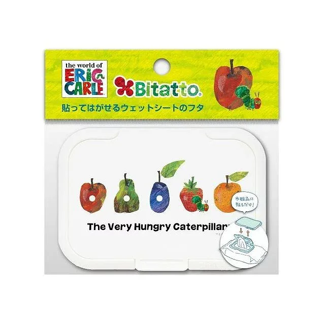【単品1個セット】テクセルジャパン ビタット ワンプッシュおしりふきのフタ 着脱式 レギュラー あおむしとフルーツ(代引不可)【メール便(ゆうパケット)】
