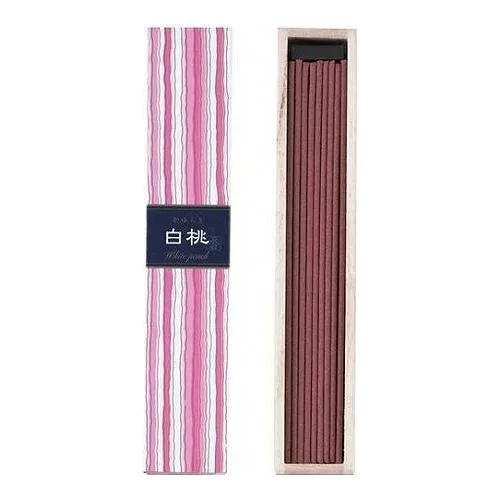 【単品2個セット】 日本香堂 かゆらぎ スティック 白桃40本(代引不可)【メール便(ゆうパケット)】【送料無料】