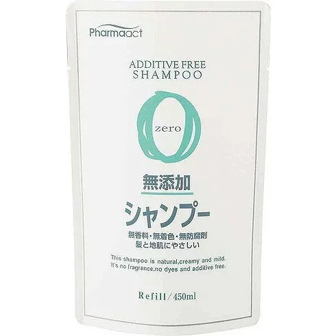 【単品9個セット】ファーマアクト 無添加シャンプー 詰替用 熊野油脂(代引不可)【送料無料】