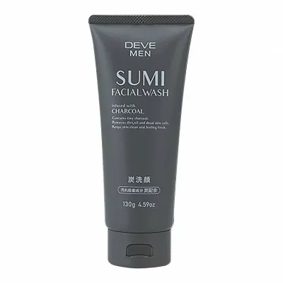 【単品18個セット】ディブメン 炭洗顔フォーム 130G 熊野油脂(代引不可)【送料無料】