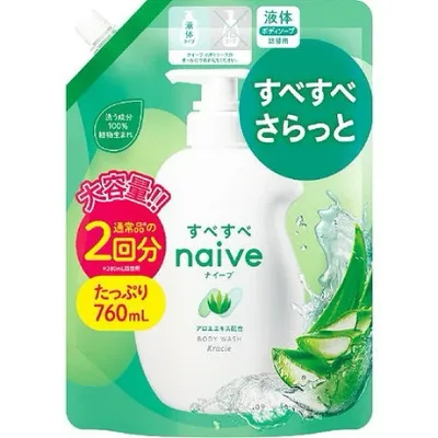 【単品12個セット】ナイーブ ボディソープ(アロエエキス配合)詰替用2回分 クラシエホームプロダクツ販売(代引不可)【送料無料】