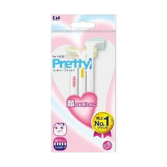 【単品4個セット】 プリティフェイスT3本FRT-3P16 貝印株式会社(代引不可)