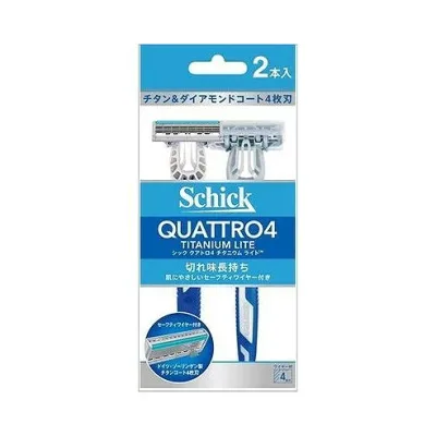 【単品14個セット】 クアトロ4チタニウムライト 2本入 シック・ジャパン(代引不可)【送料無料】