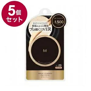 【単品5個セット】 MISSHA ミシャ M クッションファンデーション(プロカバー)NO.23 15g コスメ 化粧品 話題 韓国 韓国コスメ【ポイント10倍】【送料無料】