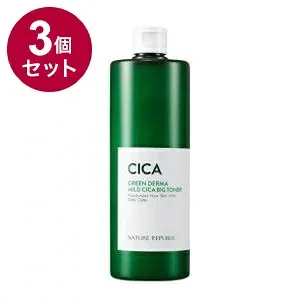 【単品3個セット】 GREEN DERMA グリーンダーマ CICAビッグトナー 500ml【ポイント10倍】【送料無料】