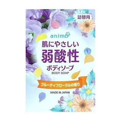 【単品15個セット】 弱酸性ボディソープフルーティフローラル詰替用 ロケット石鹸(代引不可)【ポイント10倍】【送料無料】