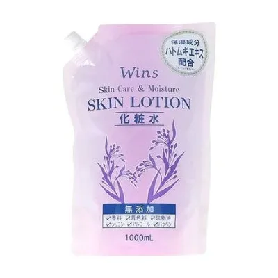 【単品8個セット】 ウインズハトムギエキス化粧水大容量詰替1000ml 日本合成洗剤(代引不可)【ポイント10倍】【送料無料】