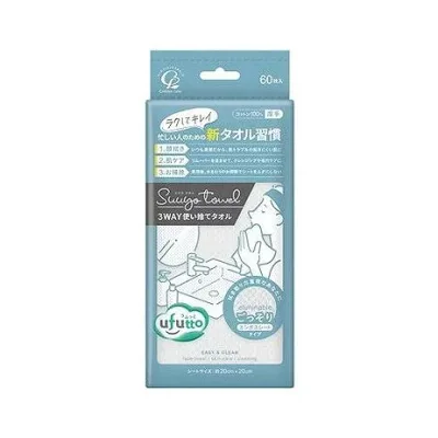 【単品6個セット】 コットン・ラボ うふっとスウヨタオルごっそり60枚(代引不可)【ポイント10倍】【送料無料】