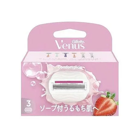 【単品5個セット】 ヴィーナスうるもち肌イチゴ畑の香り替刃3B(代引不可)【ポイント10倍】【送料無料】