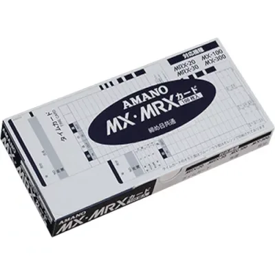アマノ MX MRXカード 1041402 オフィス 住設用品 オフィス備品 タイムレコーダー(代引不可)