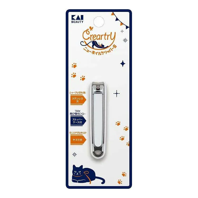 【単品3個セット】 HC4012 クレアートリー ニューネイルクリッパー S 貝印(代引不可)【ポイント10倍】【送料無料】