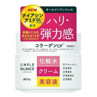 【単品3個セット】 ウテナ シンプルバランス ハリつやジェル(代引不可)【ポイント10倍】【送料無料】