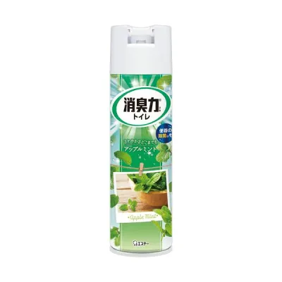 (まとめ) エステートイレの消臭力スプレー アップルミント 365mL 1セット(3本) 【×5セット】