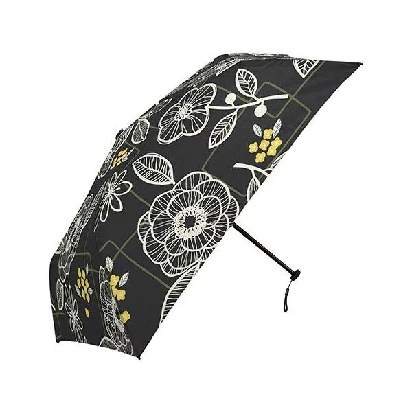 三国 MKN 50cm軽量コンパクトミニ傘 ブロムスト Tiny mini Tote(トートバッグ) ブラック S3113802