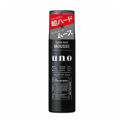 【単品5個セット】 ファイントゥデイ ウーノ スーパーハードムース f 180G(代引不可)【ポイント10倍】【送料無料】
