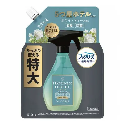 【単品7個セット】 P&Gジャパン レノアハピネスミストホワイトティーの香りつめかえ特大サイズ 610mL(代引不可)【ポイント10倍】【送料無料】
