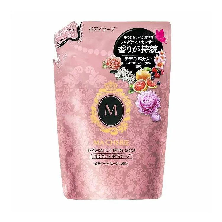 【単品9個セット】 ファイントゥデイ マシェリ フレグランス ボディソープ つめかえ用 f 350mL(代引不可)【ポイント10倍】【送料無料】