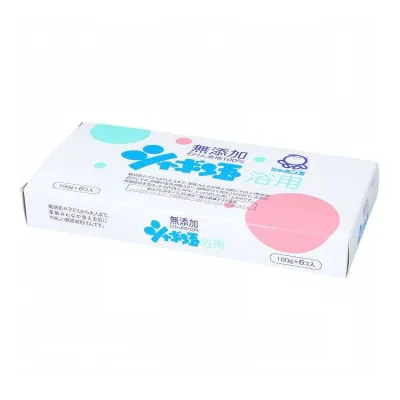【単品5個セット】 シャボン玉販売 シャボン玉浴用石鹸6個箱 100g×6個(代引不可)【ポイント10倍】【送料無料】