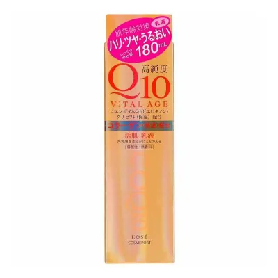 【単品11個セット】 コーセーコスメポート バイタルエイジQ10ミルキィローション 180ml(代引不可)【ポイント10倍】【送料無料】